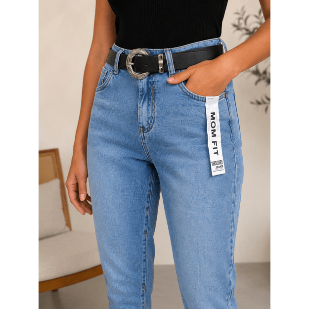Džinsai mom fit stiliaus 1