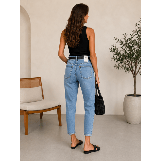 Džinsai mom fit stiliaus 3