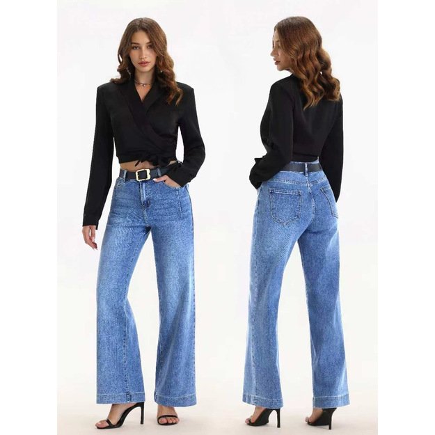Džinsai wide leg 1