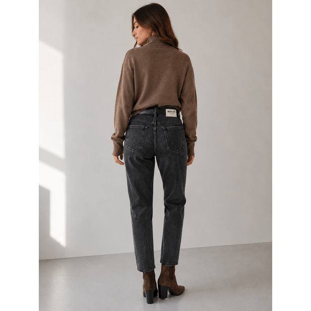 Mom Fit stiliaus džinsai 2