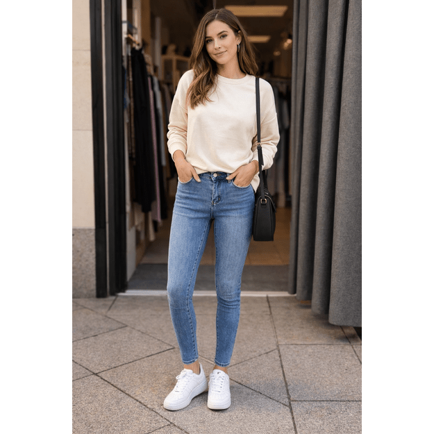 Skinny fit džinsai 1