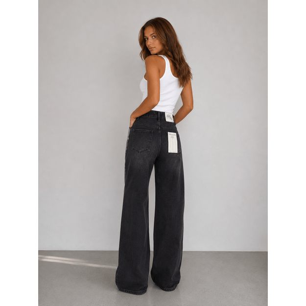 Wide leg džinsai 1